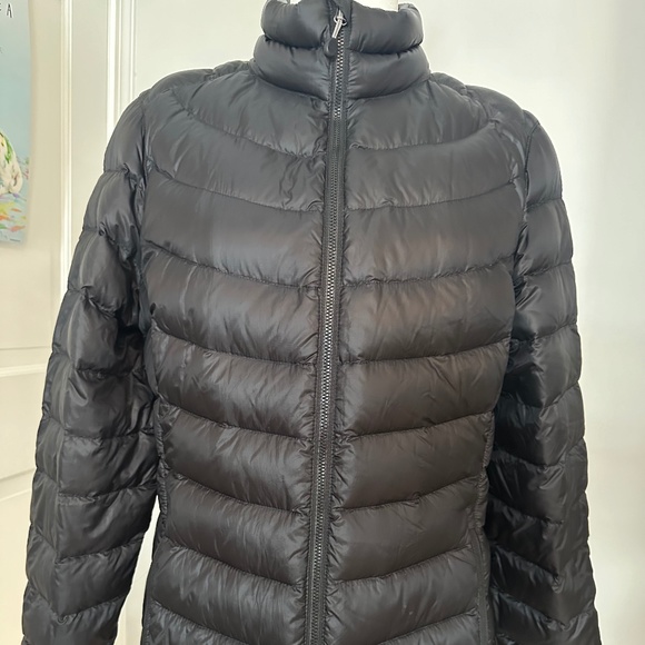 Women's L.L.Bean Black Primaloft Insulated Down Jacket Black Medium Zip - Picture 1 of 7